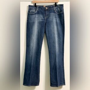 KUT from the Kloth Women’s 16 Dark Wash Bootcut Jeans | Stretch Denim